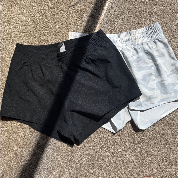 Marika Black and Gray Athletic Shorts - Picture 1 of 5